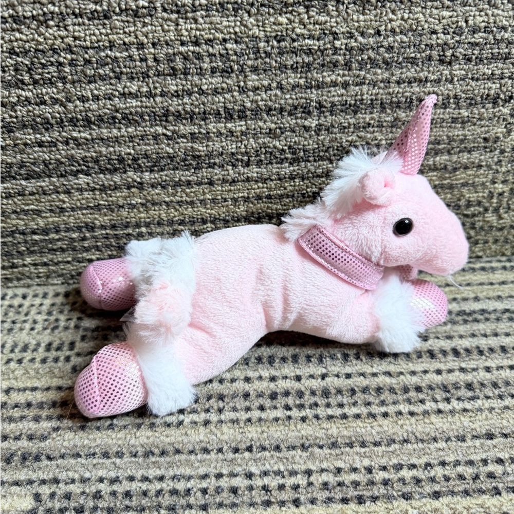 Unipak Plush Animal Trio for Small Pets - Brown, Tan, Pink chipmunk unicorn fox - Picture 7 of 13
